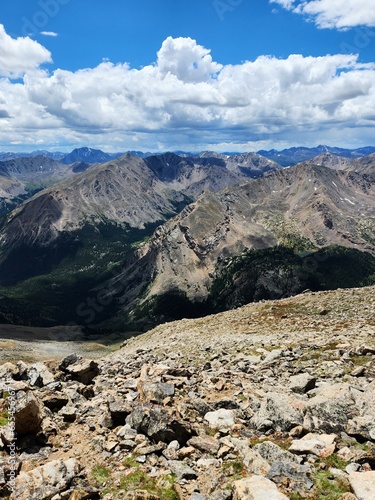 View from the Huron Peak trail, Colorado © Shoshana Weissmann