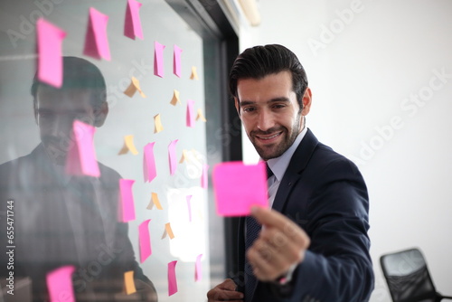 business team working at office