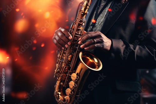 saxophone in the night, Generative AI