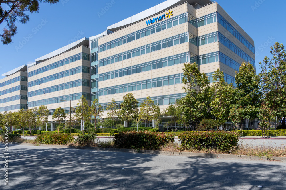 Walmart Corporate office building in San Bruno, California
