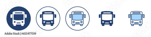 Bus icon vector. bus sign and symbol © avaicon