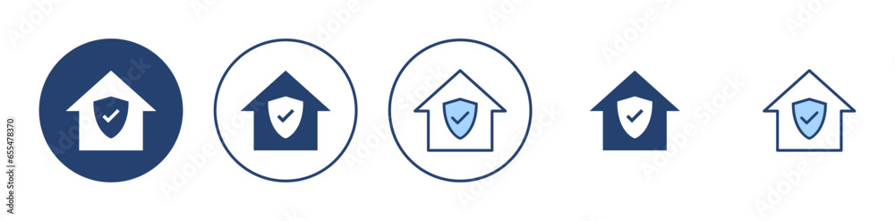 home insurance icon vector. home protection sign and symbol home insurance icon vector. home protection sign and symbol