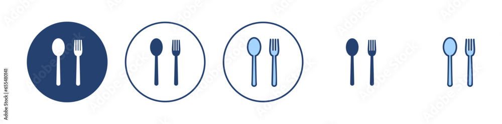 spoon and fork icon vector. spoon, fork and knife icon vector. restaurant sign and symbol spoon and fork icon vector. spoon, fork and knife icon vector. restaurant sign and symbol