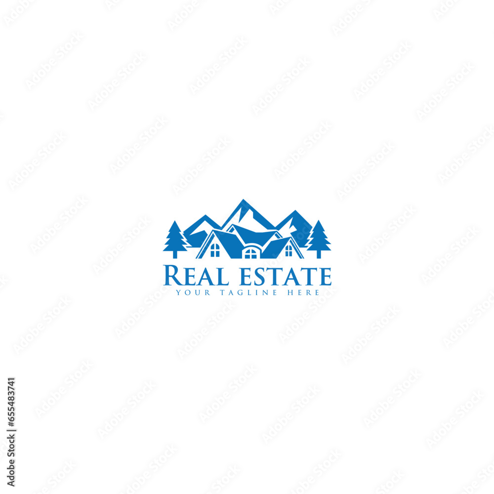 Houses in mountains vector stained-glass logo. Real-estate hotel cottages sign. Property agency, building, insurance, buying, investment, constructing, cleaning. Winter holidays and ski resort symbol Houses in mountains vector stained-glass logo. Real-estate hotel cottages sign. Property agency, building, insurance, buying, investment, constructing, cleaning. Winter holidays and ski resort symbol