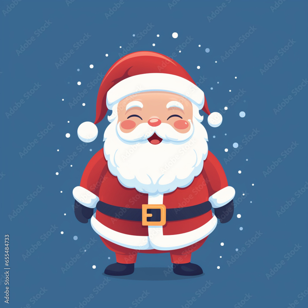 Illustration of a happy Santa Claus Illustration of a happy Santa Claus