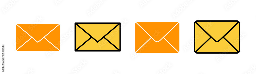 Mail icon set tor for web and mobile app. email sign and symbol. E-mail icon. Envelope icon Mail icon set tor for web and mobile app. email sign and symbol. E-mail icon. Envelope icon