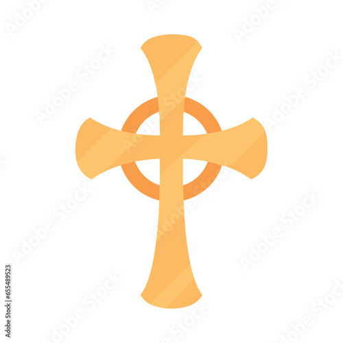 catholic cross bright design