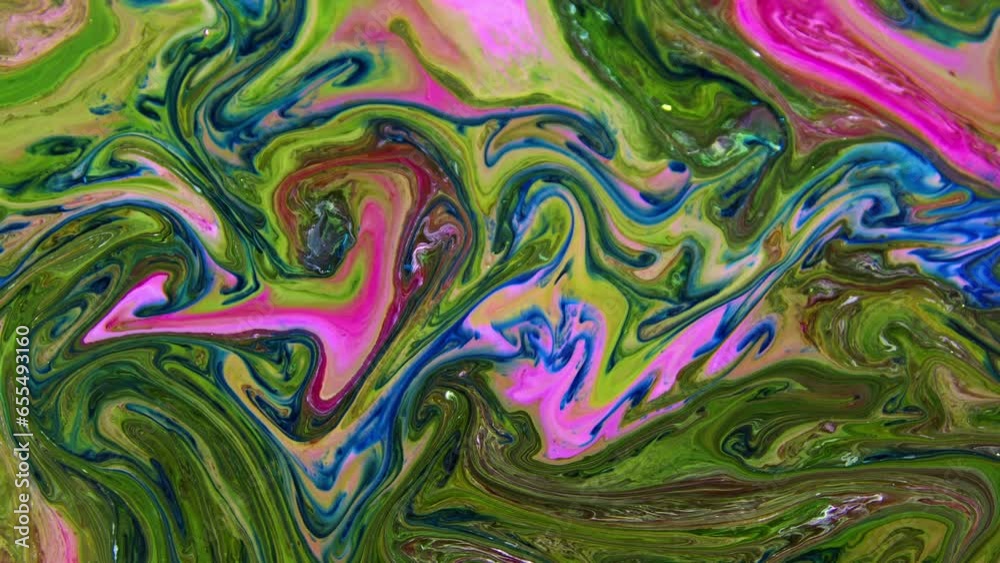 Fluid Lines Of Color Movement Background. Fluid Lines Of Color Movement Background.