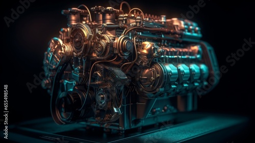 Revving Legacy: Embracing the Timeless Power of Vintage Metal Machines, generative AI