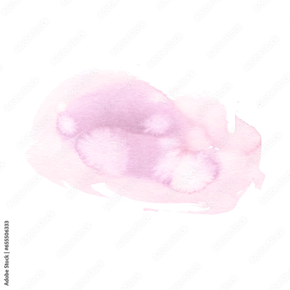 Fototapeta premium Vector hand painted watercolor abstract watercolor background