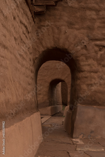 Interior details at Mission at Pecos National Monument - 3