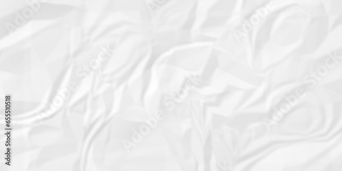 White crumpled paper texture. Crumpled paper texture. White crumpled paper texture crush paper so that it becomes creased and wrinkled. Old white crumpled paper sheet background texture.