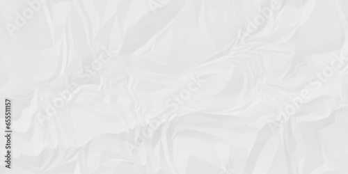 	
White paper texture. Crumpled paper texture. White crumpled paper texture crush paper so that it becomes creased and wrinkled. Old white crumpled paper sheet background texture.