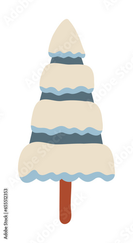 Èõ™„ÅÆÁ©ç„ÇÇ„Å£„ÅüÊú®„ÅÆÊâãÊõ∏„Åç„Éô„ÇØ„Çø„Éº„Ç§„É©„Çπ„ÉàÔºèÂÜ¨„Éª„ÇØ„É™„Çπ„Éû„Çπ