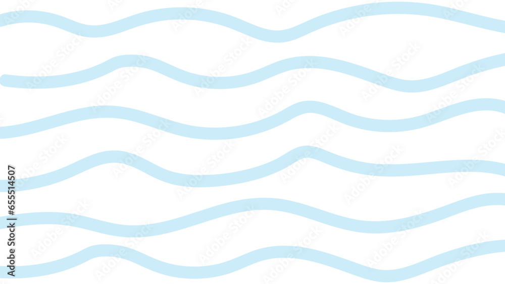 Vector hand draw wave background
