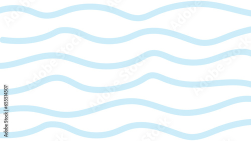 Vector hand draw wave background