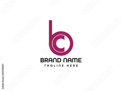 b modern letter logo design