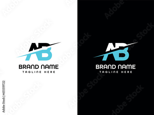 AB Letter Logo Design