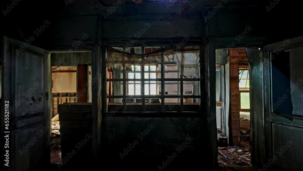 Abandoned Abode With Worn Out Wall Partitions Abandoned Abode With Worn Out Wall Partitions