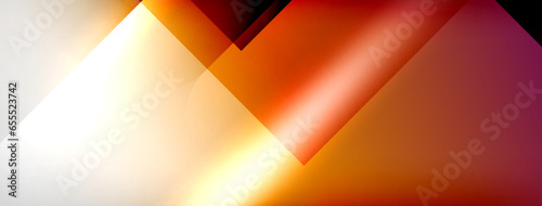 Light and shadow squares and lines abstract background