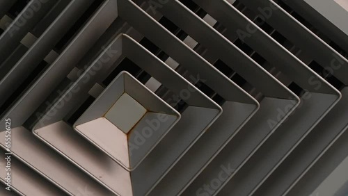 Close up of the air conditioner for apartment, home, hotel or office