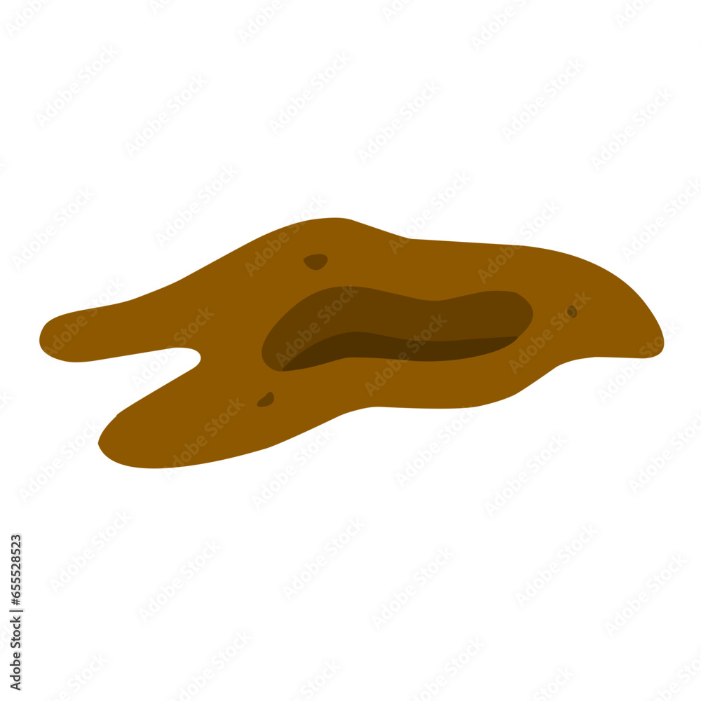 Obraz premium hollow ground vector