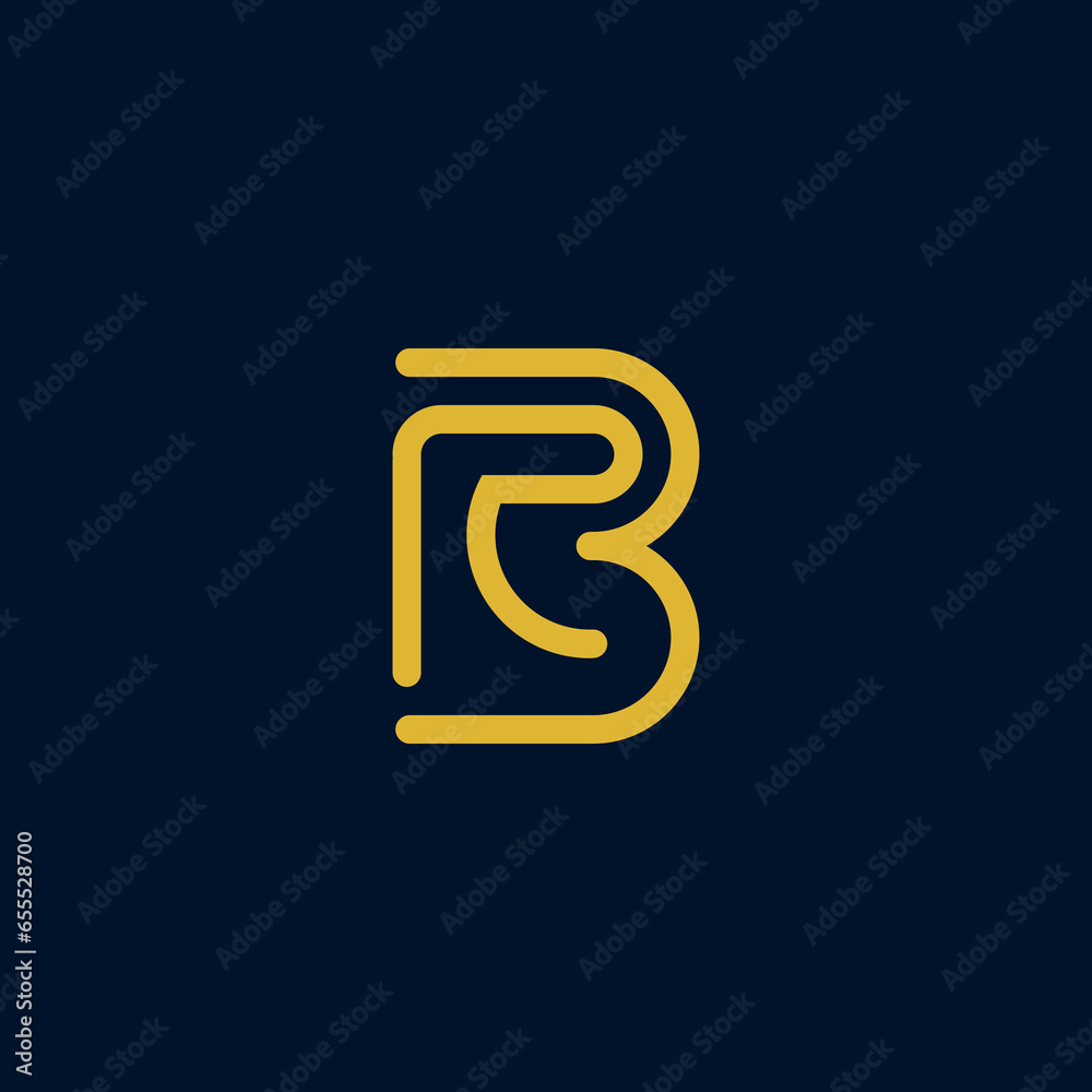 initial BR design logo initial BR design logo