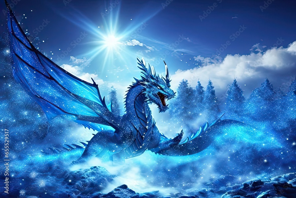 Chinese dragon a symbol of the New Year. Generative Ai Chinese dragon a symbol of the New Year. Generative Ai