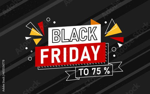 Black Friday Sale Special Offer Background Banner Card