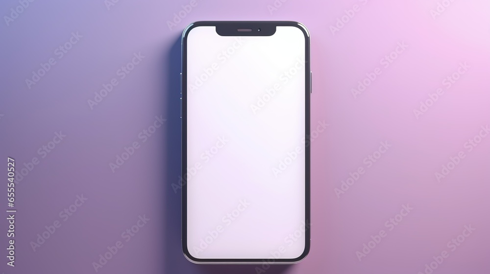 smartphone with blank screen isolated smartphone with blank screen isolated