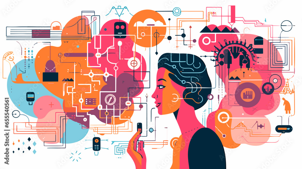Concept vector illustration of LLM (Large Language Models). Stock ...