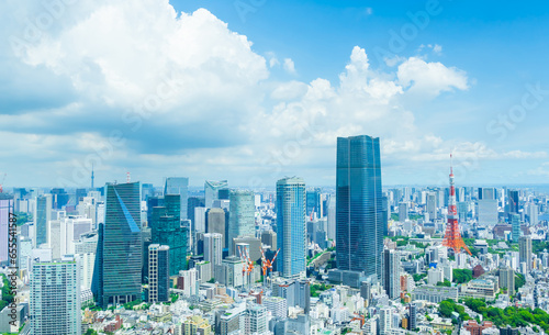東京　2023夏　大都会超高層ビル群 photo