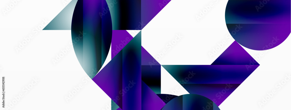 Serene gradient template. Circles and triangles mingle in minimalist perfection. Gentle fusion of forms and hues creates balanced yet captivating backdrop, embodying modern sophistication Serene gradient template. Circles and triangles mingle in minimalist perfection. Gentle fusion of forms and hues creates balanced yet captivating backdrop, embodying modern sophistication