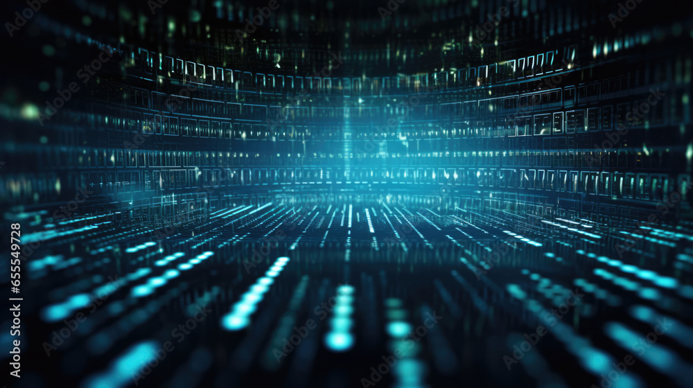 Abstract technology background with binary code representing digital innovation Abstract technology background with binary code representing digital innovation