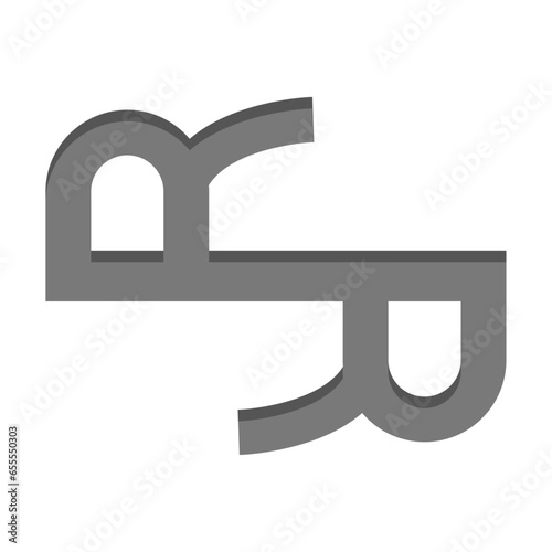 Vector rchain cryptocurrency icon