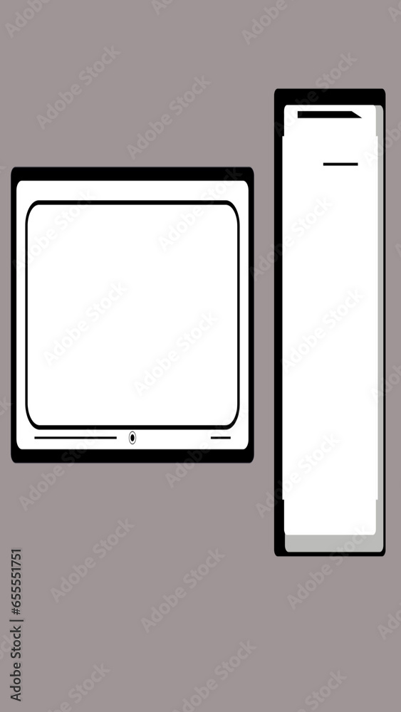 Computer (PC) abstract illustration design icon desktop in vertical high-resolution. Colorful computer abstract illustration design icon motion graphics. Computer (PC) abstract illustration design icon desktop in vertical high-resolution. Colorful computer abstract illustration design icon motion graphics.