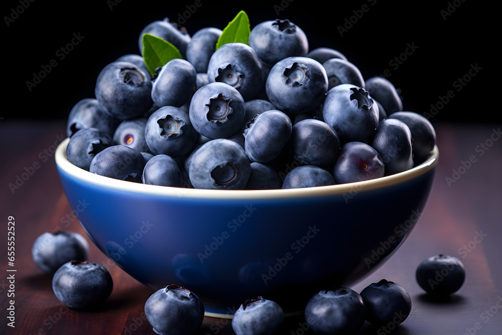 bowl of blueberries close up bowl of blueberries close up