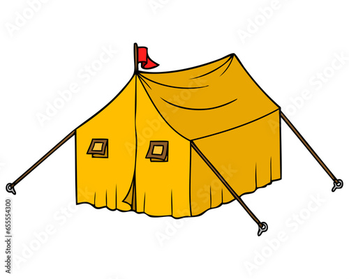 tent vector illustration