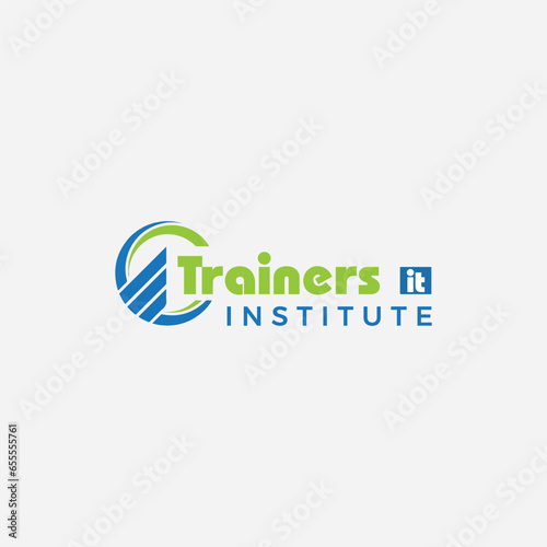 It company vector logo template design