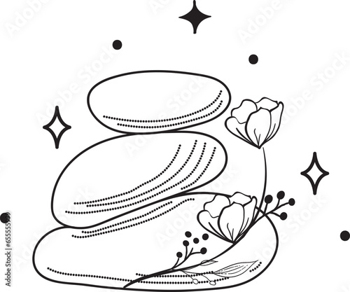 Stones Yoga Symbol