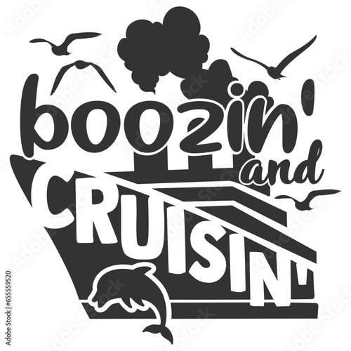 Boozin And Cruisin - Cruising Illustration