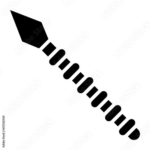 Vector Design Spear Icon Style