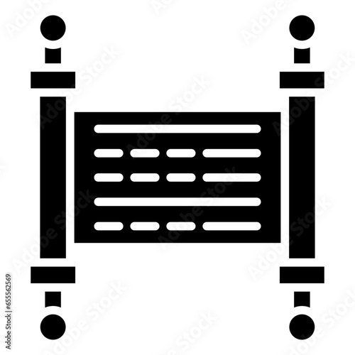 Vector Design Torah Icon Style