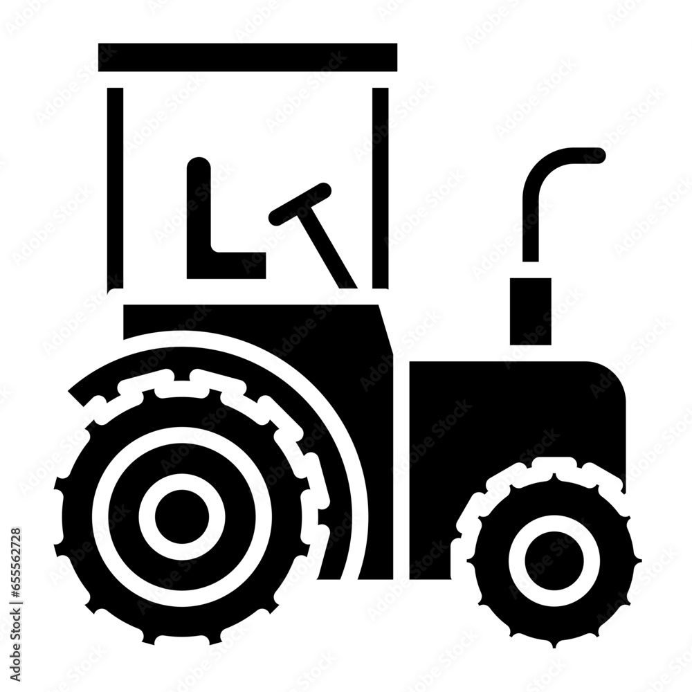Vector Design Tractor Icon Style Vector Design Tractor Icon Style