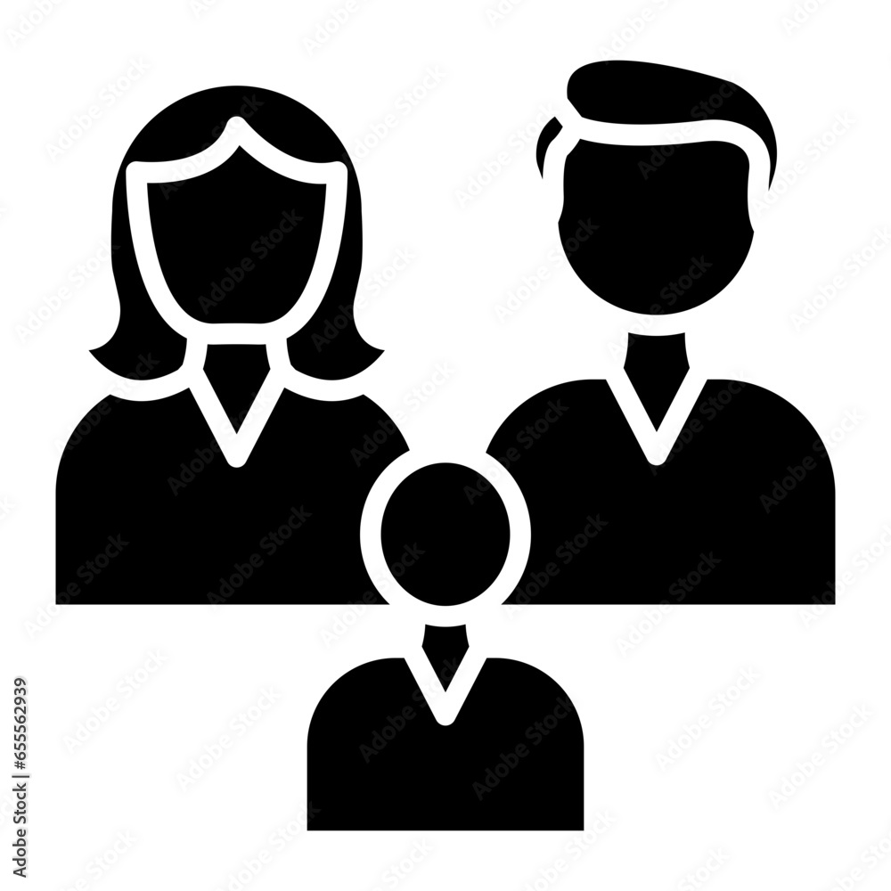 Vector Design Customer Family Icon Style Vector Design Customer Family Icon Style