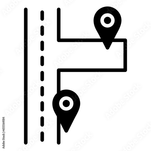 Vector Design Nearby Destinations Icon Style