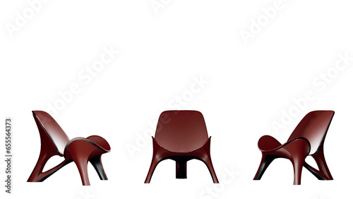 Lapella Chair, 3d randering, isomatic