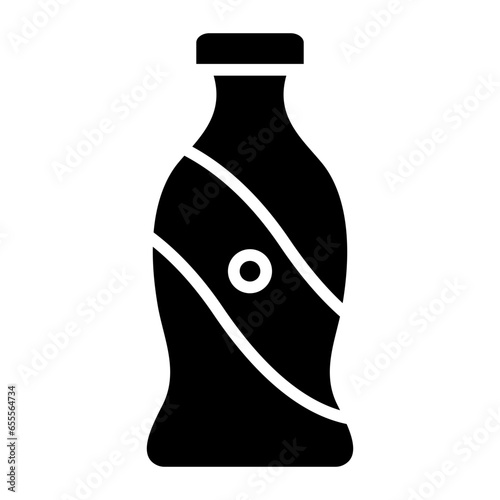 Vector Design Cola Bottle Icon Style