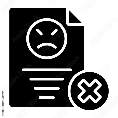 Vector Design Complaint Icon Style