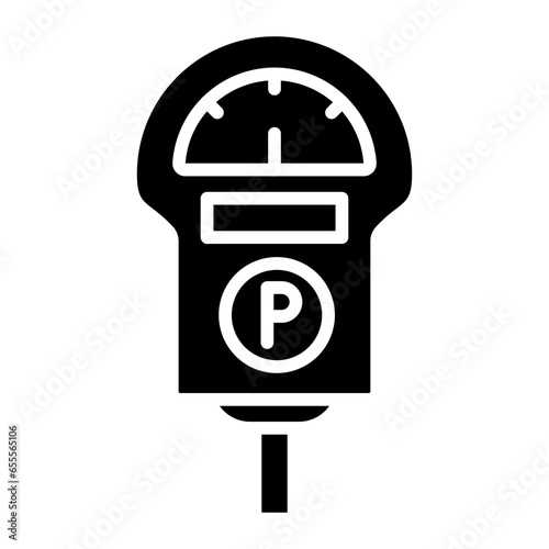 Vector Design Parking Meter Icon Style